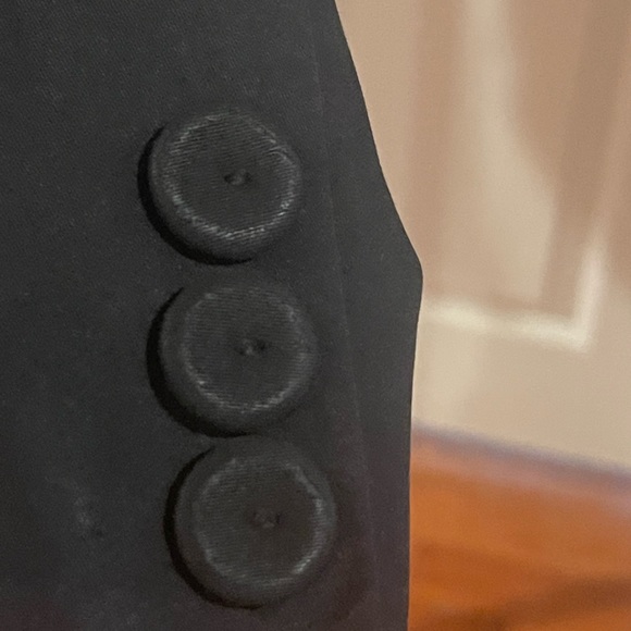 Max & Co Off Blk Fitted Women’s Blazer Imported from Italy fits like SZ 8 - Picture 5 of 12